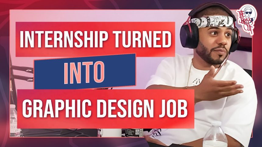 Internship turned into graphic design job