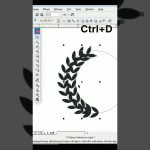 #coreldraw 👍 Round Leafs logo in coreldraw #leafs #gk_yt