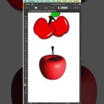 Apple Design Challenge Flat design and 3D design in adobe illustrator