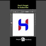 Adobe Illustrator – Letter H Logo Design with Rectangle