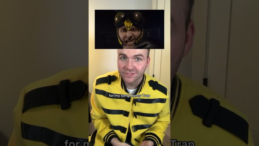 a graphic designer made THIS for my music video 🐝 #honeytrap