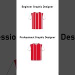 Different between beginner and professional graphic designer 🔥 #shorts #short #shortvideo #trending
