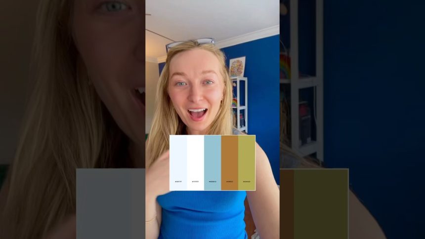 How to fix a color palette 🎨 #graphicdesigner #graphicdesign #colorpalette #colorpalettes