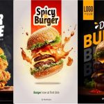 How To Create Burger Ads Design For Social Media – Coreldraw Graphic Design Tutorial – Ahsan Sabri