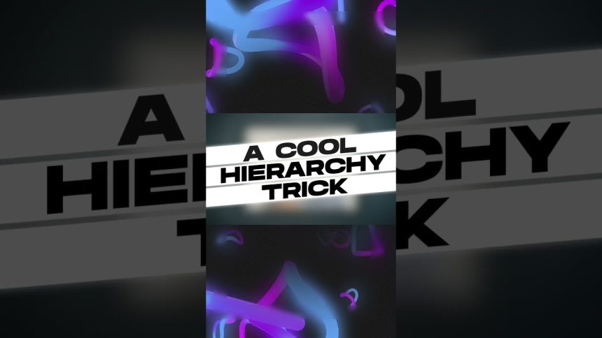 A Graphic Design Principle Trick You CANNOT MISS! #graphicdesign #satorigraphics