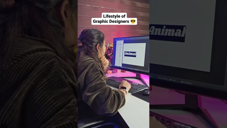 Lifestyle of graphic designers…..