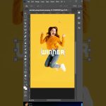 text effect in Photoshop tutorial 💥🔥#graphicdesign #photoshop #shorts