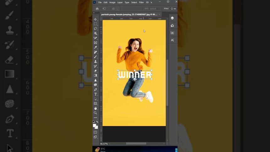 text effect in Photoshop tutorial 💥🔥#graphicdesign #photoshop #shorts