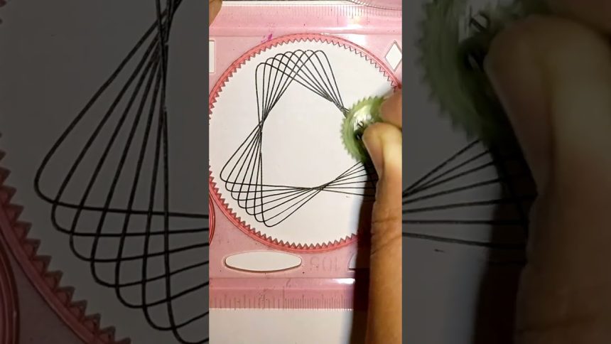 Spirograph #shorts #short #craft #crafts #art #artist #drawing  #youtube #ytshorts #graphicdesign