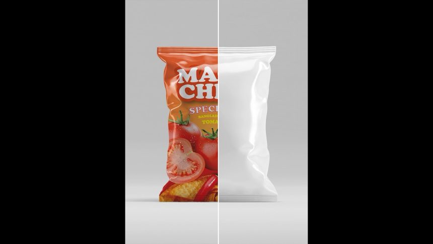 Adobe Photoshop 2025 Tricks – How to create Snack Bag mockup #ducthangds