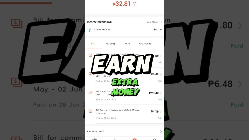 Earn extra Money with Shopee Affiliate Program #affiliatemarketing #shopee