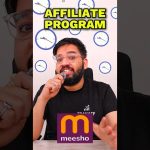 Meesho Affiliate Program Explained in 40 seconds