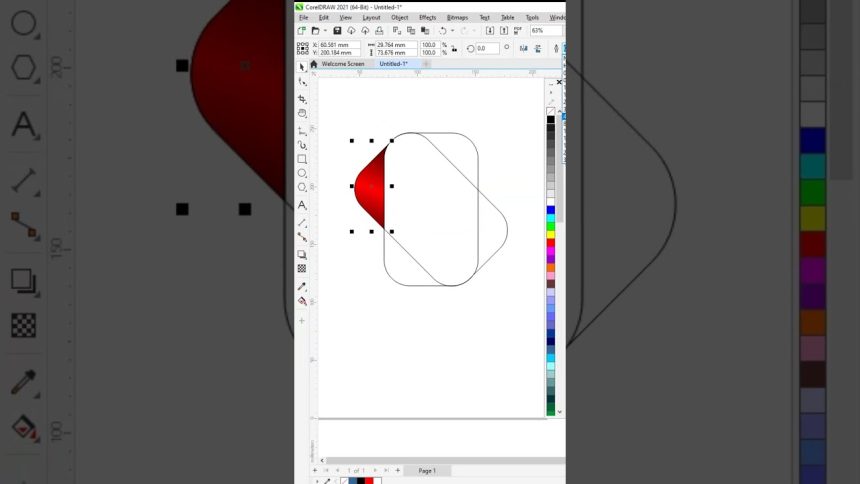 Intersected Cicular logo Design .#coreldraw