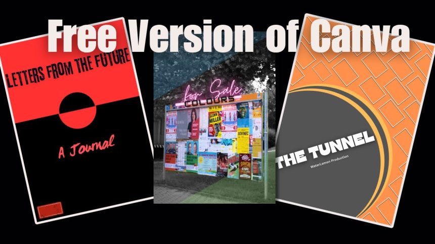 Clueless guy tries graphics design on Canva.
