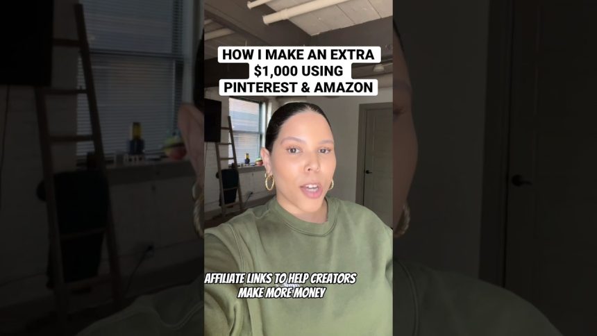 EARN $1,000 A MONTH WITH PINTEREST & AMAZON AFFILIATE MARKETING #affiliatemarketing #youtubeshorts
