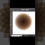 Quick flower design | adobe illustrator #illustratortutorial #illustrator