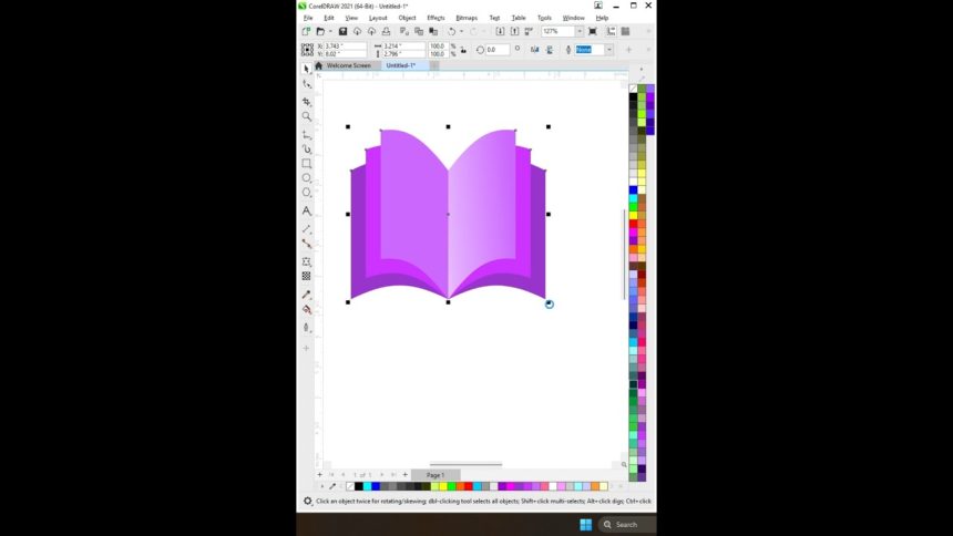 Coreldraw Tutorial – Book Logo Design ideas For More Tips