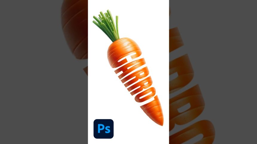 Photo Manipulation in Photoshop | Typography Photoshop Tutorial #shorts