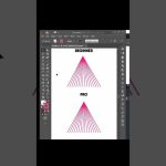 Difference between beginner and pro graphic designer #adobeillustrator #graphicdesign