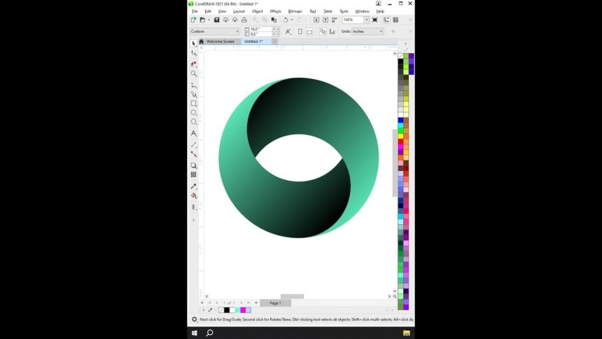 Coreldraw Tutorial – 3d Circle Design ideas For More Tips