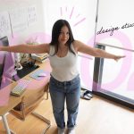a day running my graphic design studio!