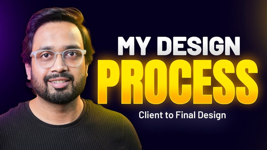 My Graphic Design Process | How I Design When a Client Gives Content