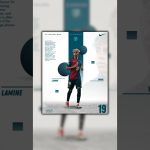 turning a random photo into poster using canva #canva#canvapro#posterdesign#graphicdesign #football