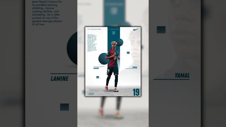 turning a random photo into poster using canva #canva#canvapro#posterdesign#graphicdesign #football