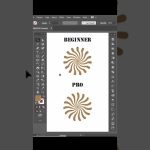 Difference between beginner and pro graphic designer #adobeillustrator #graphicdesign