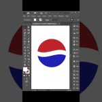 Pepsi logo in adobe illustrator #tutorial #design #graphics