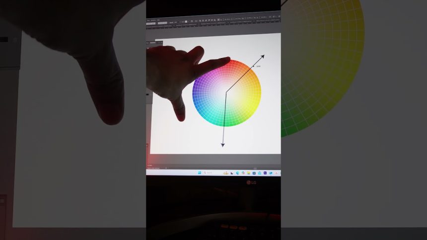 Develop colour palette by golden ratio, graphic designers #graphicdesigner #graphicdesign
