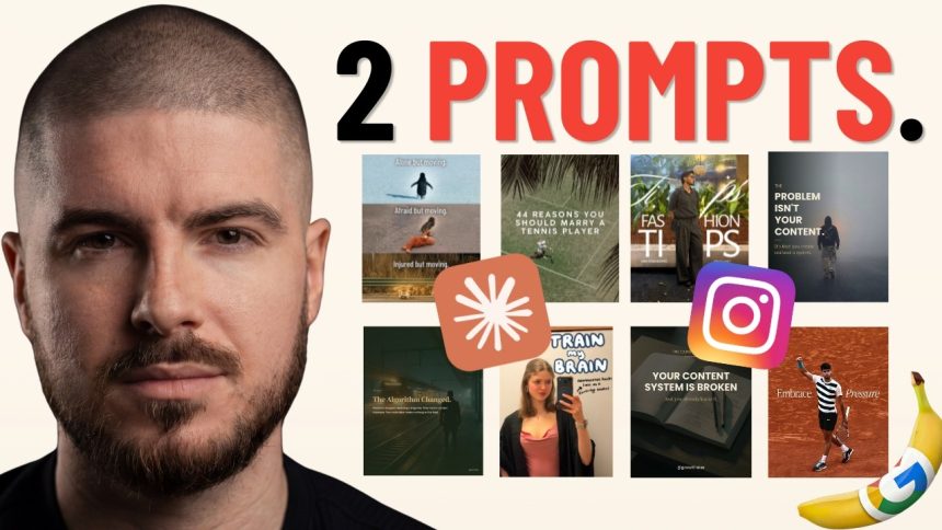 Claude + Nano Banana. Insane Social Media Content in Minutes.