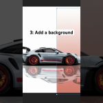 Step by step tutorial on making car posters #graphicdesign #cars #carslover #porsche911 #gt3rs