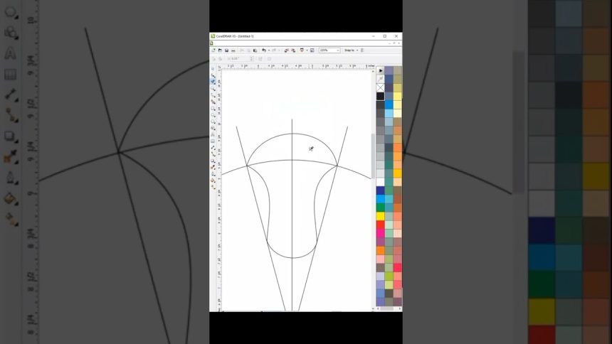 Satisfying ASMR Logo Design in CorelDRAW | Creative Graphic Design #shorts #graphicdesign #adobe