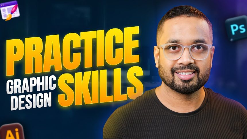 How to Practice Graphic Design & Improve Skills 10X (Real Method)